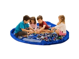 Saco de Armazenamento Playmat para Brinquedos Azul
