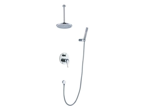 Torneira Coluna De Duche Embutida 2 Vias Com Haste De Tecto Jomi (r26m43c)