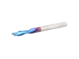 Laxiscreed Fresa De 2 Flautas Para Fresagem Com Revestimento Azul Em Aço De Tungsténio