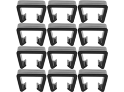 Conjunto De 12-presilhas Móveis Rattan Exterior, Fixação De Sofás E Cadeiras Modulares, Conector Móveis De