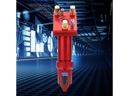 Acessório de Cabeça Laser Alumínio Vermelho para Gravação a Laser Co2