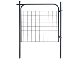 Vidaxl Portão De Cerca De Jardim 100x100 Cm Antracite