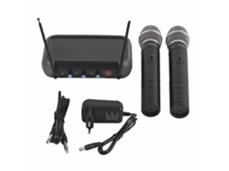 Sistema de Microfone Sem Fio EOOCOO com conexão Vhf e duplo