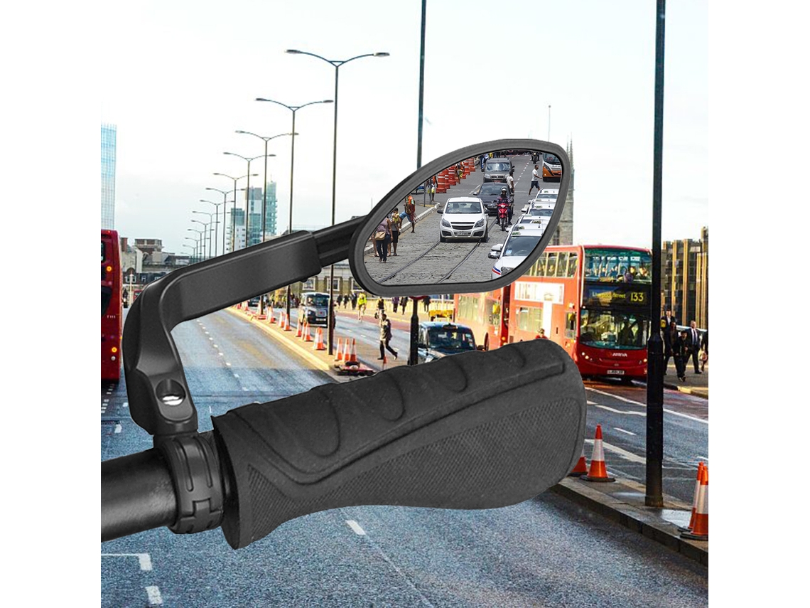 Espelho Retrovisor para Bicicleta com Suporte Telescópico 360° S/MARCA