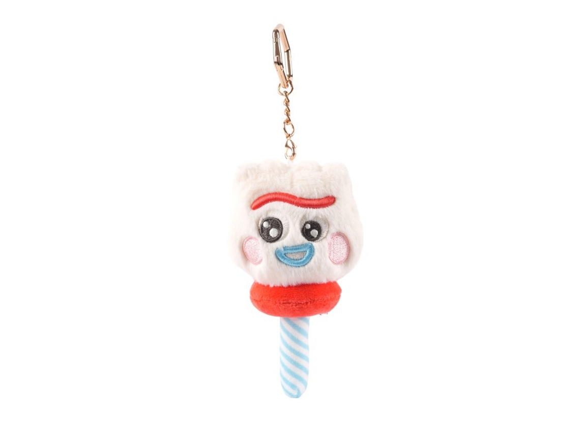 Pendente De Peluche Forky, Rosto Branco Com Cone Azul, 12 Cm