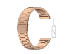 Pulseira De Relógio Lurelia Para Fitbit Versa 3 / Fitbit Sense 3 Beads Em Aço Inoxidável Com Ferramentas De Desmontagem