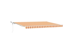 Toldo Retrátil Automático Vidaxl Amarelo Tecido
