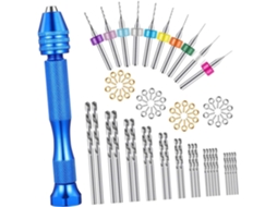 Conjunto De 76 Mini Brocas Precisão Com Cabeça Giratória, Aço Leve E