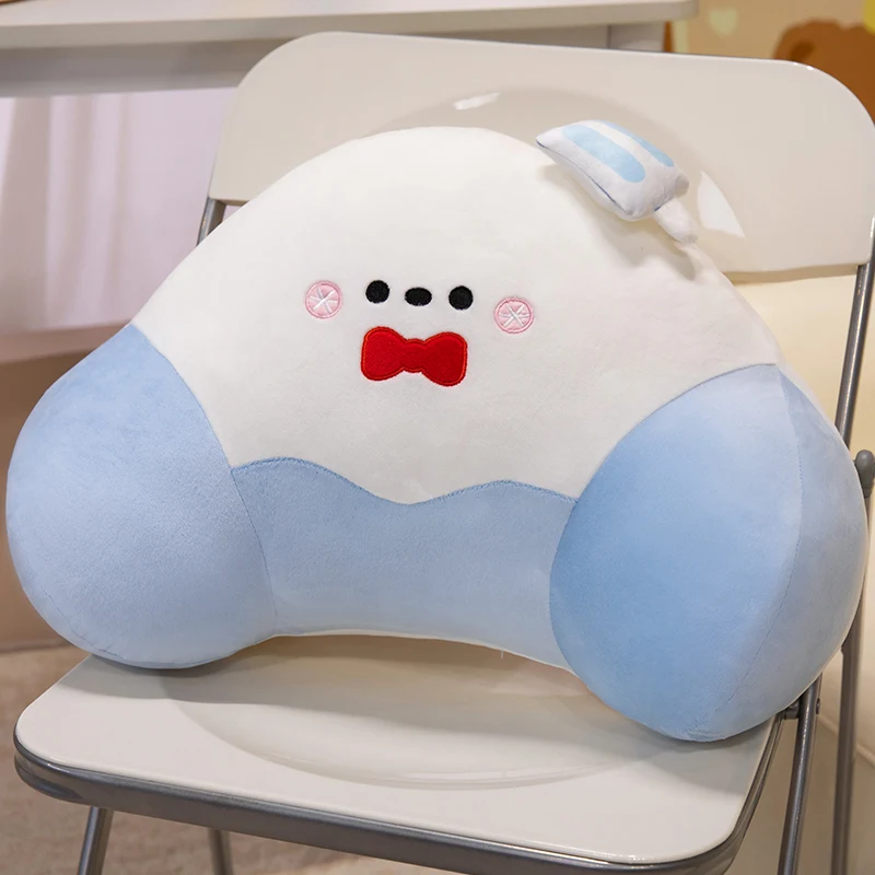 Almofada de Apoio Lombar para Adultos , Almofada Macia. MDUG (boneco de Neve, 45 Cm)