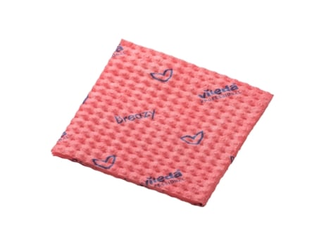 Breazy Pano De Microfibra Semi Descartável, Pack 25 Unidades, Vermelho Vileda Professional (modelo 161611)