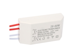 Transformador Eletrônico Conversor De Tensão 220v Para 12v Ac 20‑60w Fonte De Alimentação Inteligente