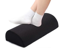 Almofada Semicilíndrica Para Apoio Dos Pés No Escritório Com Função De Massagem.