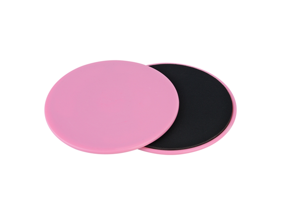 Ycnm-2 Discos Deslizantes Abs Fitness Rosa