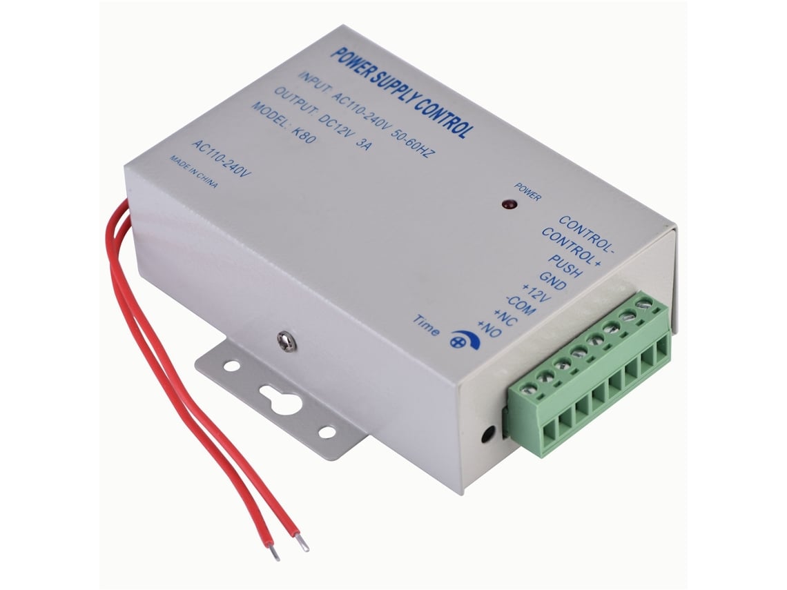 Aetheria controlador de Alimentação 12v 3a 30w para Sistema de Controle de Acesso a Portas com Entrada Ac110v 240v