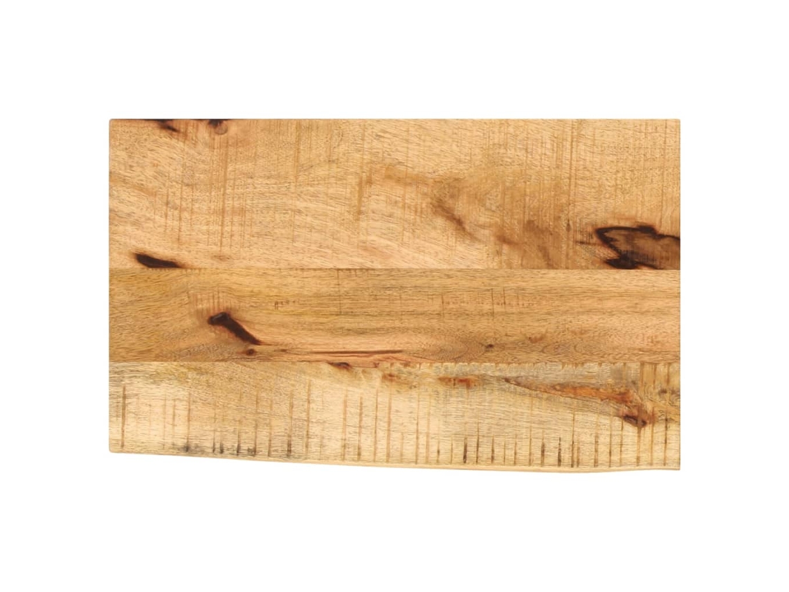 Vidaxl Tampo De Mesa C/ Borda Viva 40x20x3,8cm Mangueira Áspera Maciça