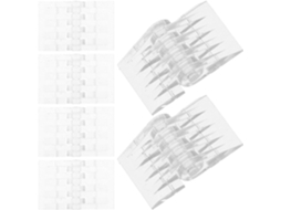 Conjunto De 6 Dobradiças Para Armário Acrílico, Pequenas Dobradiças Dobráveis Para Vitrines De Artesanato Em Plástico