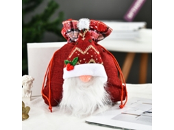 Pack de 6 sacos de Natal LAXISCREED com boneca sem rosto, ideal para presentes e guloseimas