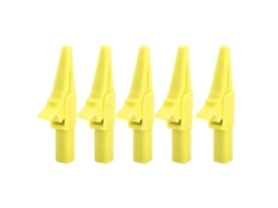 Pinça de teste de segurança J.60039, com soquete 4mm, amarelo, YURU