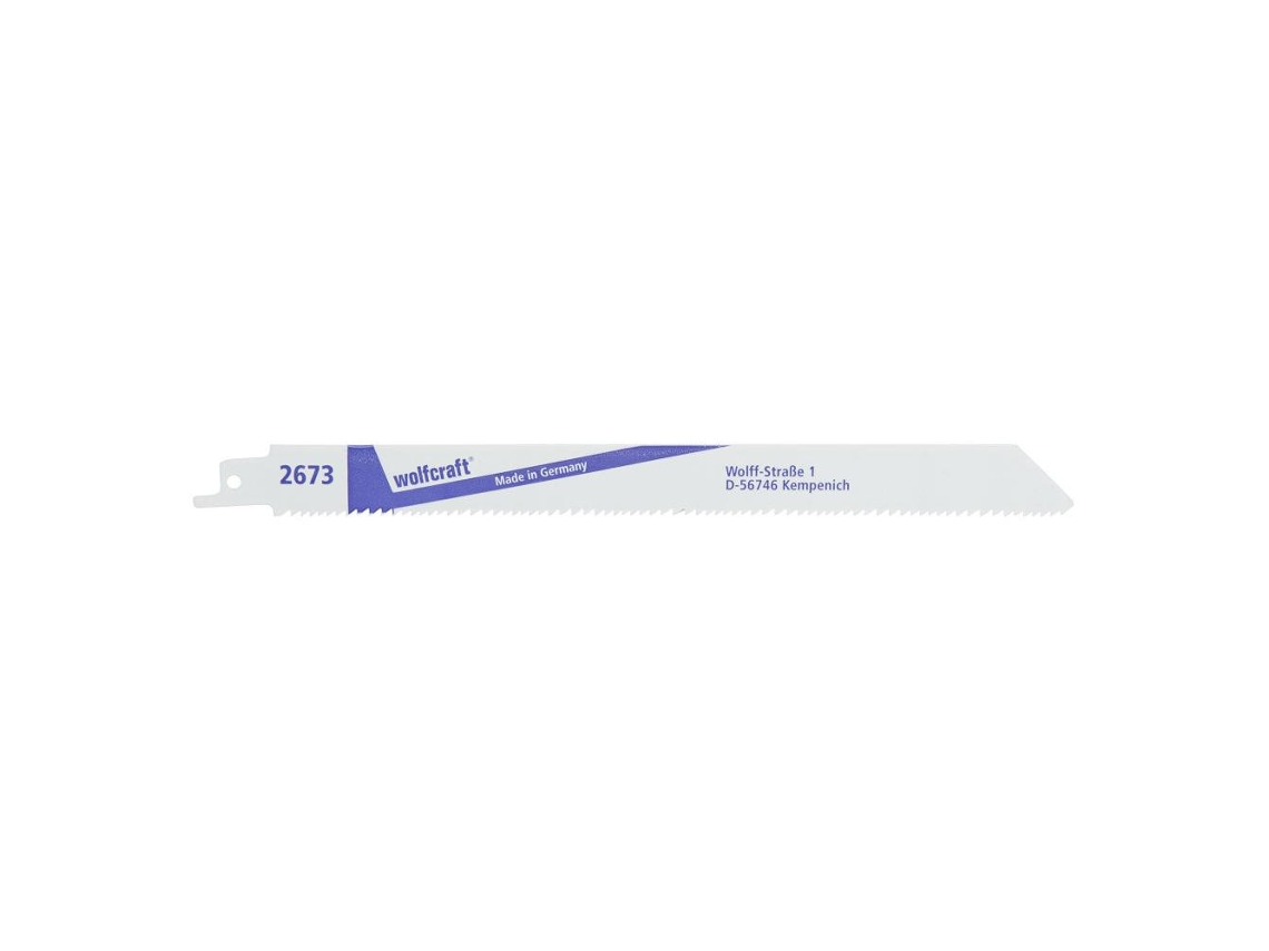 Pack de 2 lâminas de serra de sabre Bimetal corte vasto, longitude dentada 210 mm