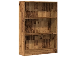 Bookcase, Bookcases Vidaxl Marrom Madeira Processada (n/a)