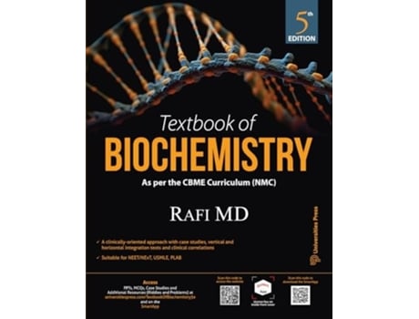 Livro Textbook of Biochemistry de Rafi e Md (Hindi)
