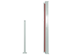 Side Awning, Side Awnings Vidaxl Vermelho Tecido (117 X 300 Cm)