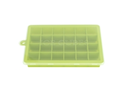 Molde De Gelo Quadrado De Silicone Com 24 Cavidades Para Gelo, Pudim E Diy, Ferramenta De Cozinha (verde)
