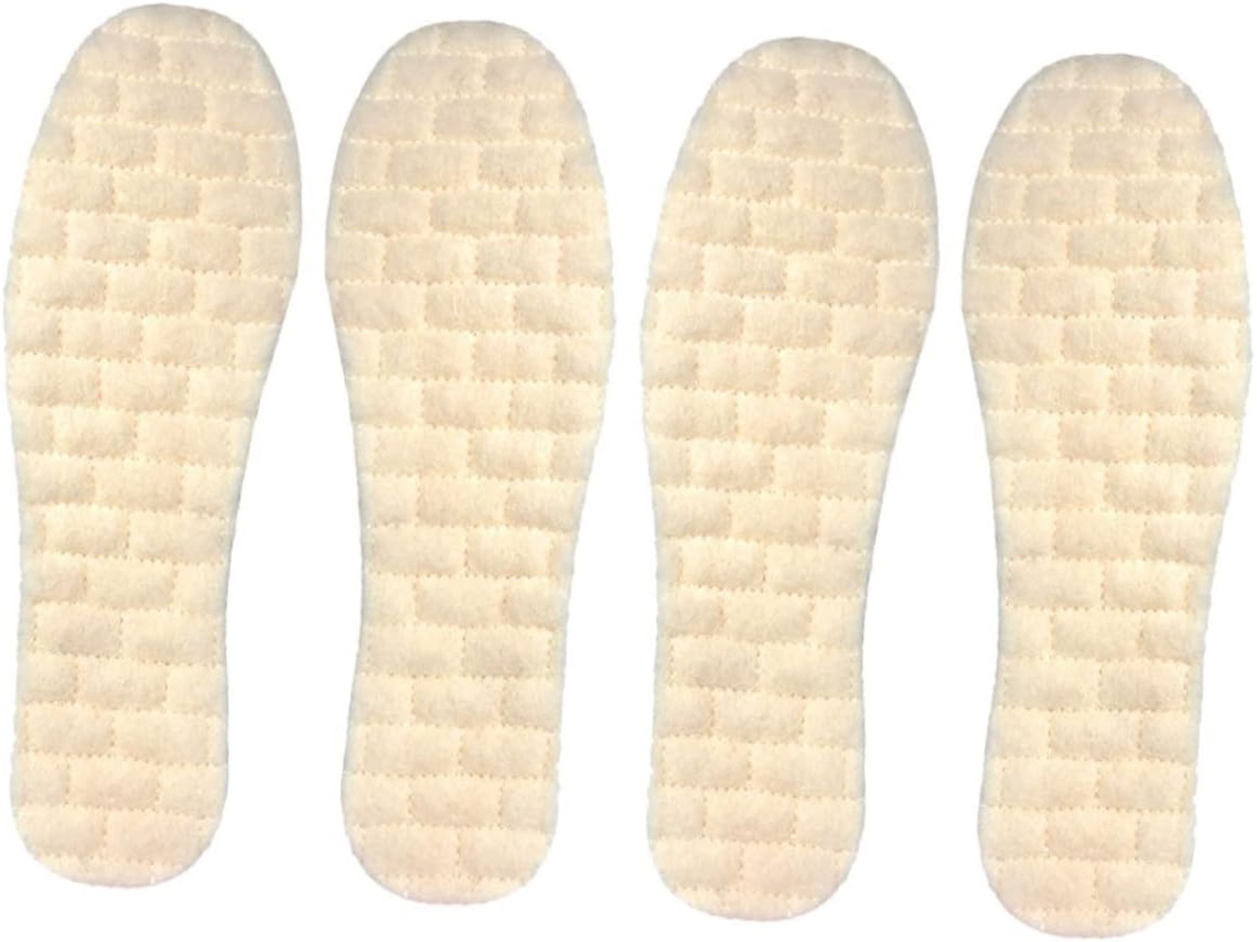 Ipetboom 2 Pares De Palmilhas Térmicas Forradas Com Lã Para Botas Inverno E Calçados Casuais