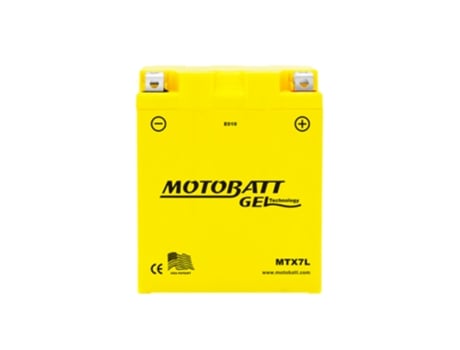 Bateria Motobatt Gel Mtx7l 12v 7ah Cca120a Ce U