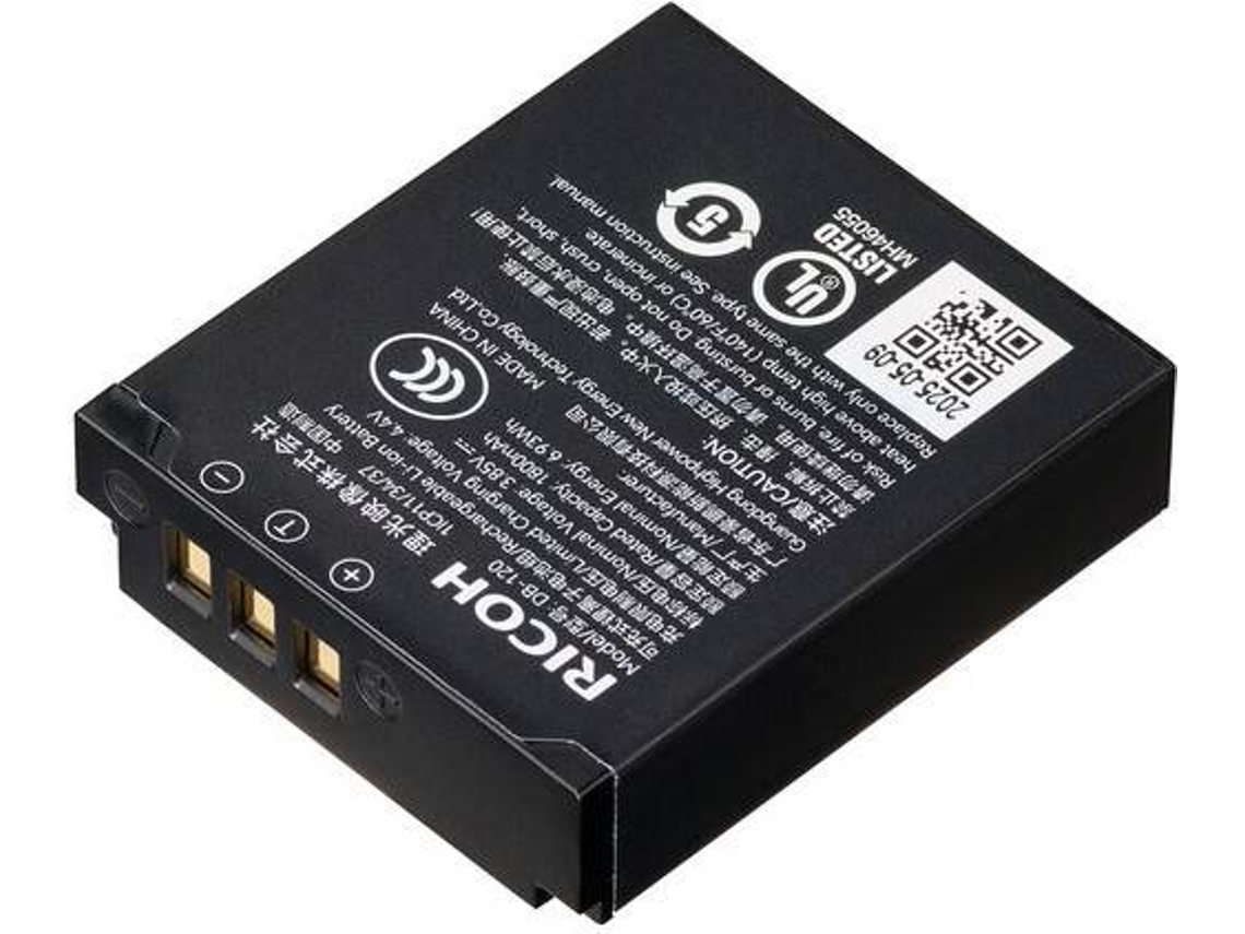 Bateria RICOH DB-120 Recarregável Preto
