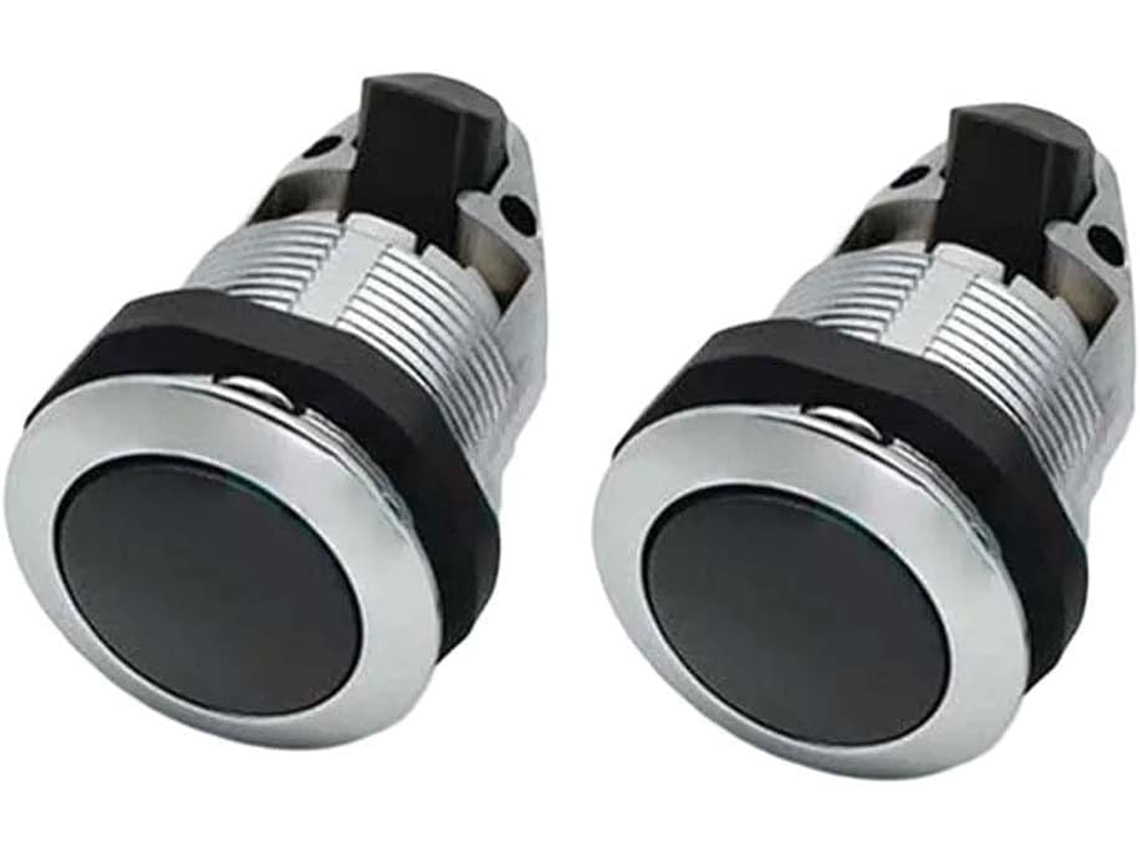 Conjunto De 2 Fechaduras Botão Pressão Para Móveis Trailers E Iates,