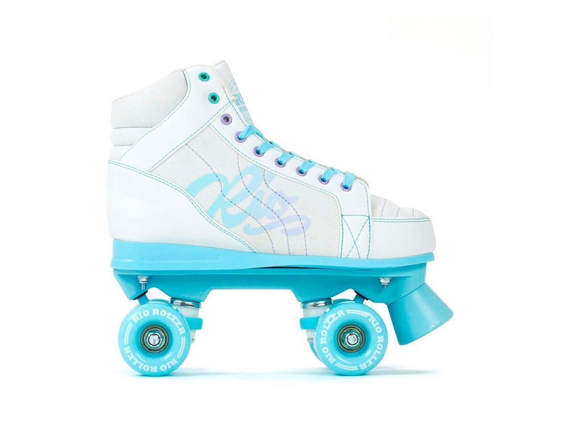 Patins 4 Rodas Lumina Azul Eu 42Rio Roller