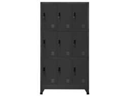 Cacifo Aço 90x45x180 Cm Antracite MAISON EXCLUSIVE