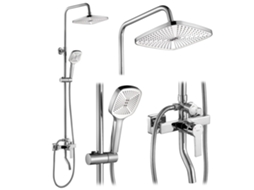 Conjunto De Chuveiro Rea Argus Chrome