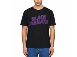 Black Sabbath Wavy Logo Vintage T-shirt Black Unisex Adults Size:xl
