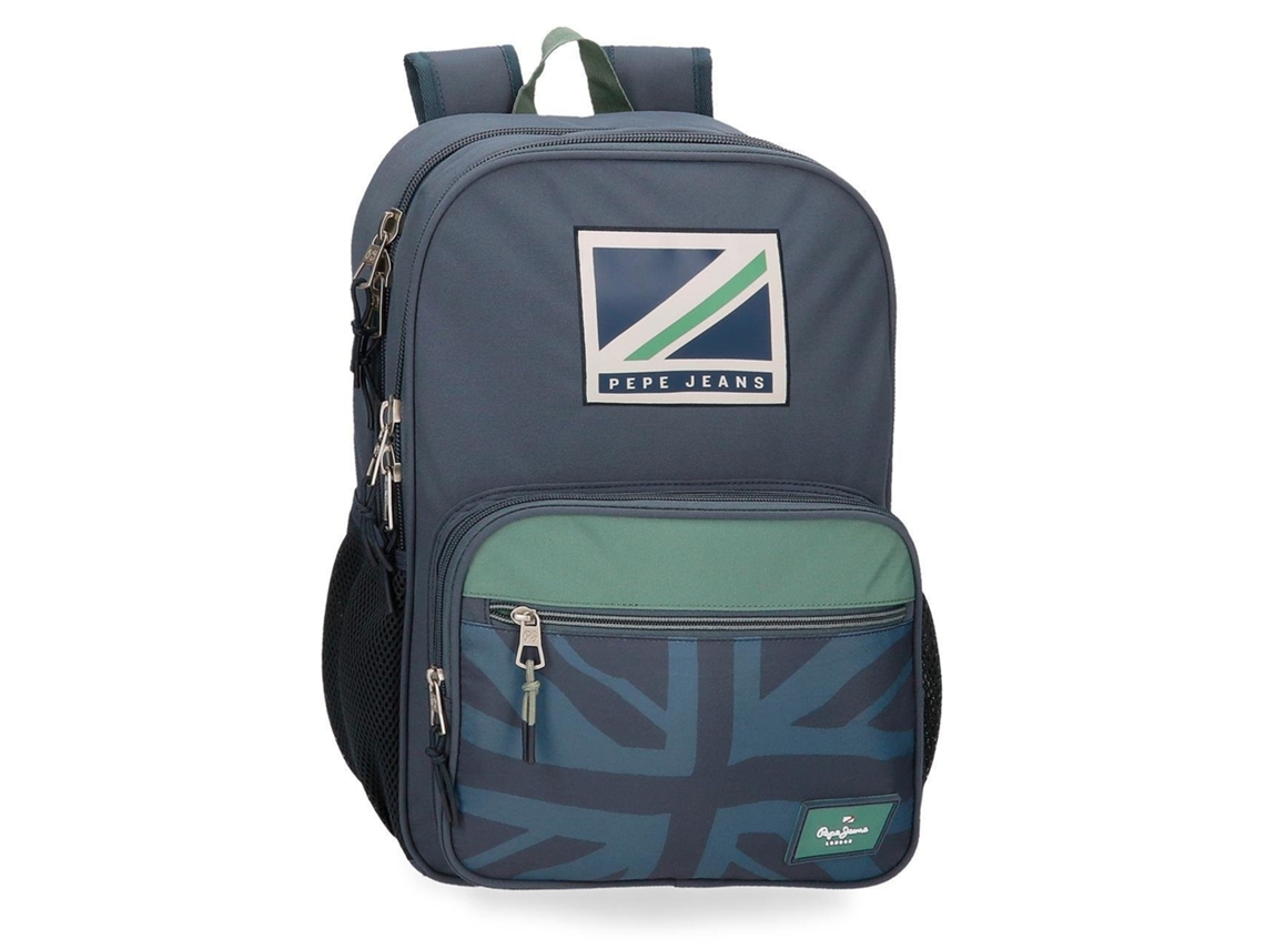 Mochila Escolar 40cm 2c Pepe Jeans Tom Azul Marinho