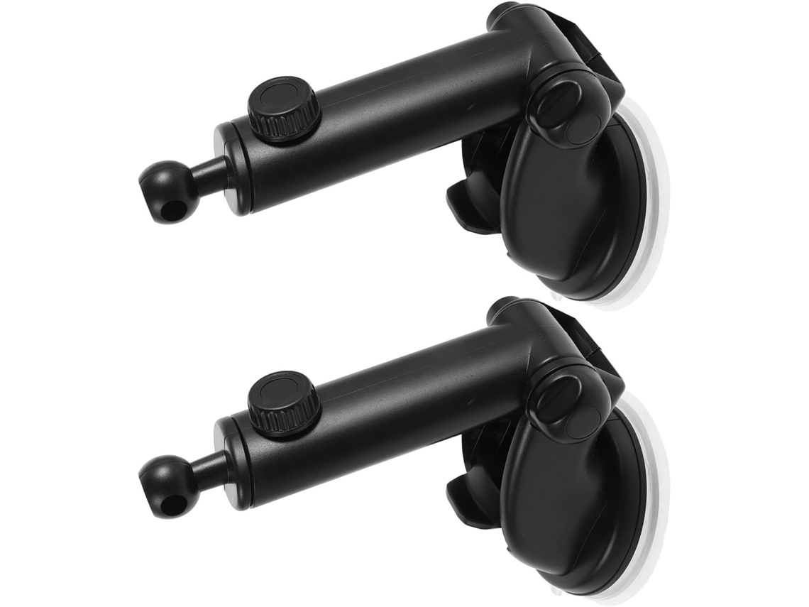 Suporte Para Celular Veicular Com Ventosa De 17 Mm Em Plástico Preto