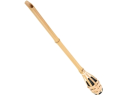 Tocha de Bambu, Luminária Decorativa para Jardim Externo, Bege SFUSHOS
