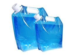 Conjunto de 2 recipientes portáteis dobráveis para água potável Slowmoose