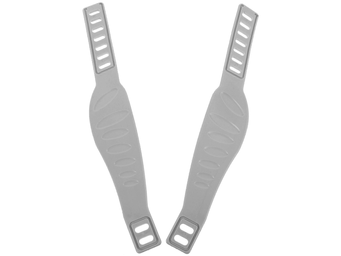 Omni-correas Ajustables Para Pedales De Bicicleta De Gimnasio Ciclo Material Plástico Resistente Y Duradero 32,00x5,30x0,50cm Cinza Claro