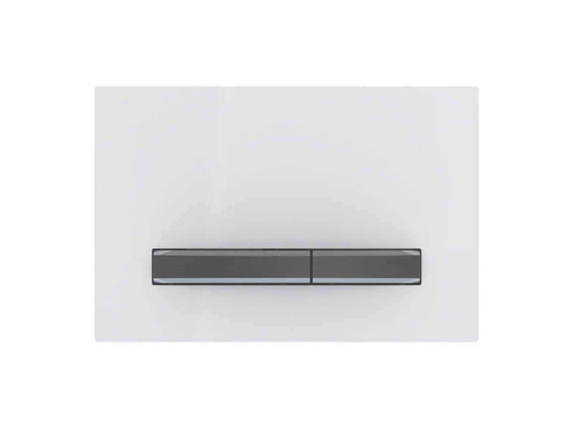 GEBERIT Betätigungsplatte Sigma21 Für 2-Mengen-Spülung -- Neue Kopie -- Neue Kopie -- Neue Kopie Cor: Preto Cromado / Branco