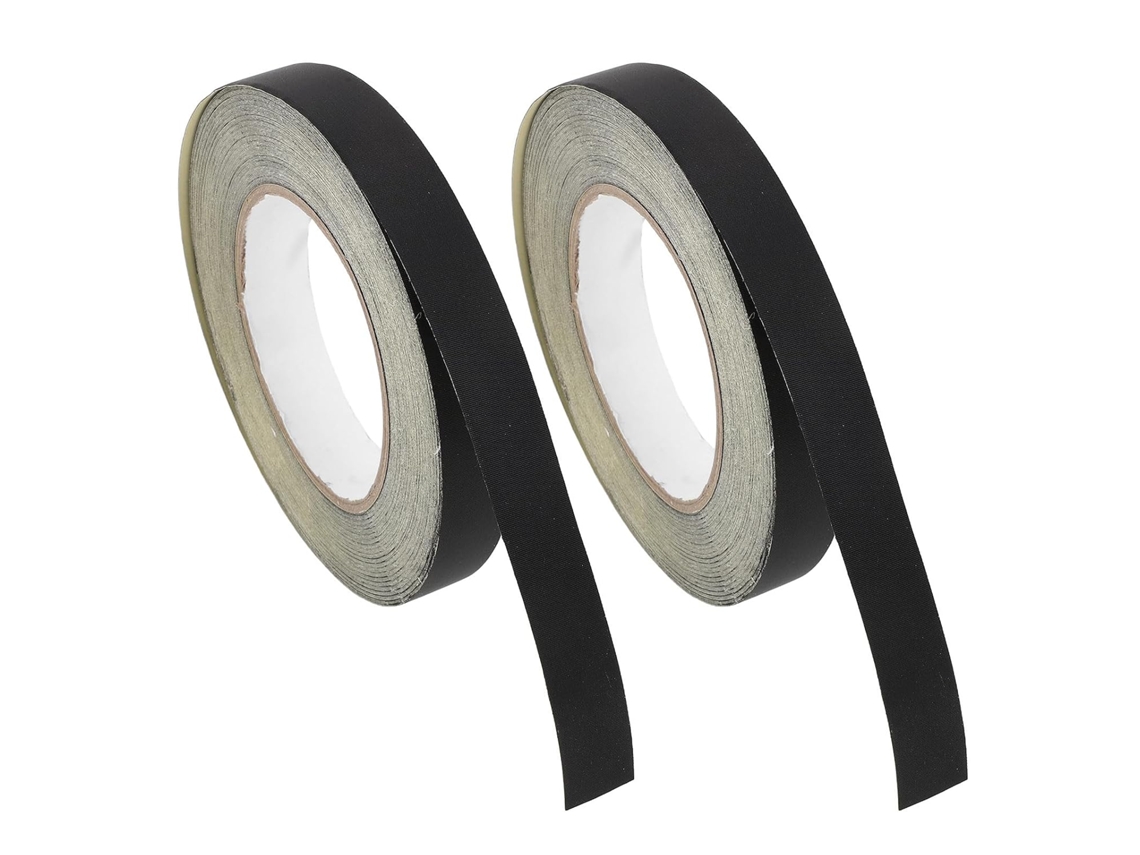 2 Rolos De Fita Isolante Elétrica Acetato Preto 20mm Alta Temperatura Grau Industrial Para Chicotes Automotivos E
