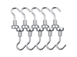 10pcs Ganchos Magnéticos Fortes 16mm para Organização Interior e Armazenamento