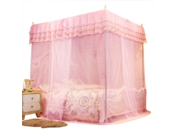 Mosquiteiro de canopy com aberturas, estilo princesa rosa, tamanho G | S/MARCA