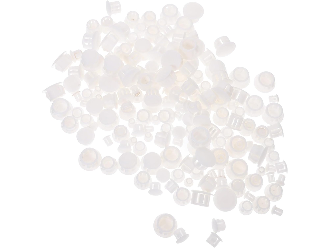 Tampões Para Furos De Parafuso Kichvoe, 200 Peças Sortidas 5mm, 8mm, 10mm, 13mm, Plástico Resistente Para Móveis, Tubos