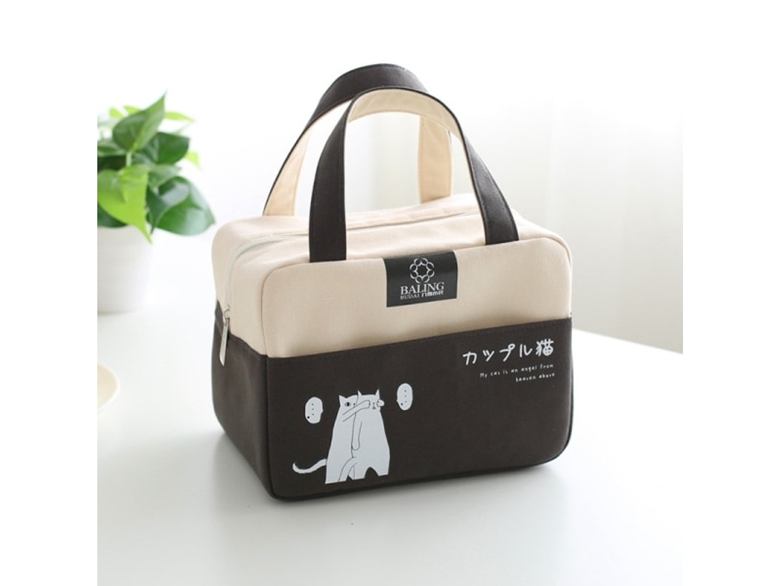 Bolsa térmica estilo bento Aquaforge, preta