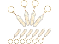 Conjunto De 10 Peças De Acessórios Para Tranças E Dreadlocks Com Pingentes De Cristal.