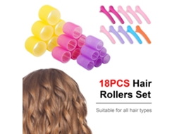 2026 conjunto de Rodillos para Cabelo Sem Calor Autoadesivo com Pinças Ferramenta Diy para Cachos no Cabelo