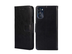 Capa De Couro Com Textura De Cristal Para Motorola Moto G 5g 2022