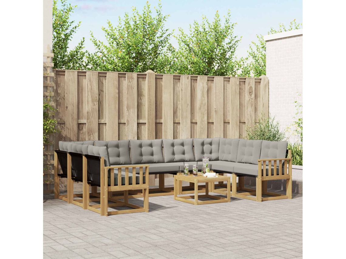 Vidaxl Conjunto De Sofás Para Exterior 10 Unid.